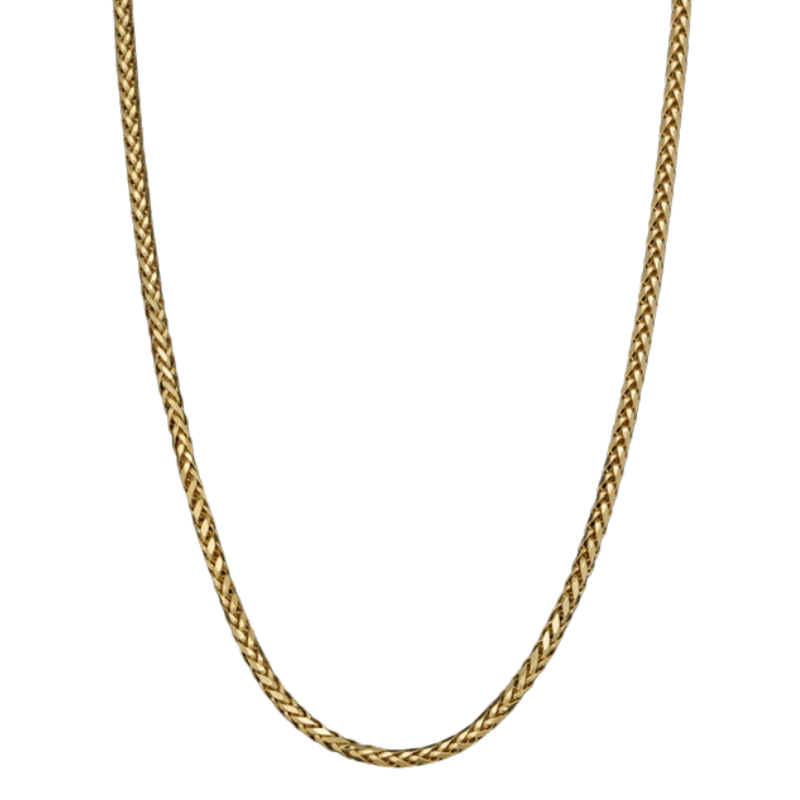 Diamond Cut Palm Square Chain